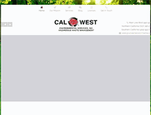 Tablet Screenshot of calwestenvironmental.com
